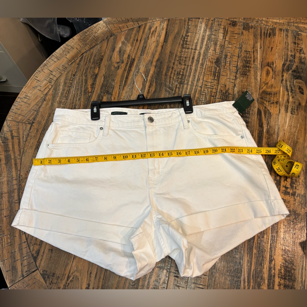 NWTS Wild Fable High Rise White Mom Shorts - Picture 5 of 9